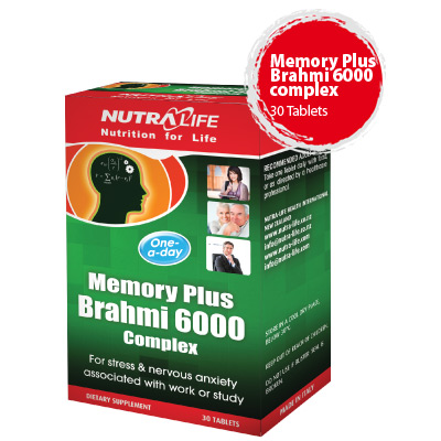 Memory Plus Brahmi 6000 complex 30 tablets